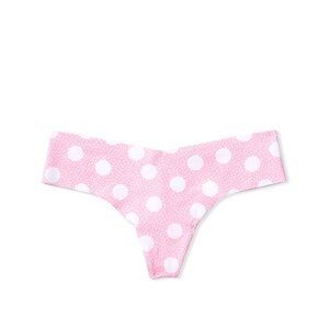 Victoria's Secret Pink Seamless Polka Dot Thong Panties